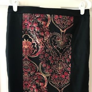 Ann Taylor black pencil skirt size 8 petite